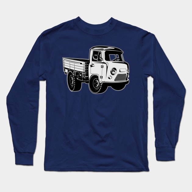 Cartoon truck Long Sleeve T-Shirt by Mechanik